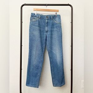 Vintage Lee High Waisted Slim Straight Leg Jeans